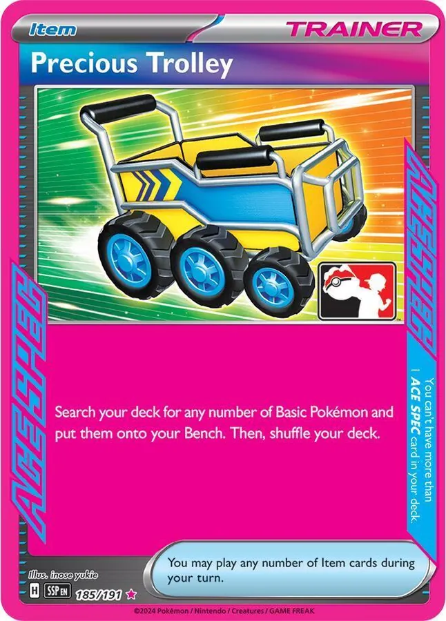 Surging Sparks Precious Trolley [Prize-Pack] Pokémon card
